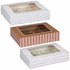 Betty Winters Collection Betty Winters Large Cupcake Boxes 2pk