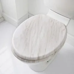 B&M Marble Toilet Seat
