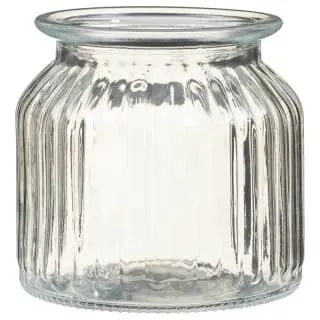 B&M Decorative Glass Storage Jar - Image 3
