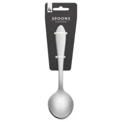 B&M Stainless Steel Spoons 4pk