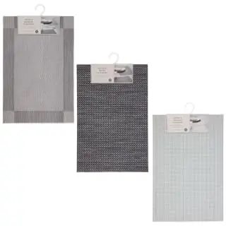 B&M Metallic Woven Placemats - Charcoal 4pk - Image 6