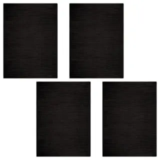B&M Ribbed Tea Towels 4pk - Black - Image 2