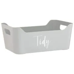 B&M Slogan Storage Tub - Tidy