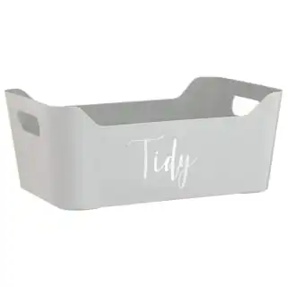 B&M Slogan Storage Tub - Tidy