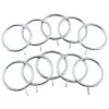 B&M Metal Curtain Rings 10pk - Shiny Nickle