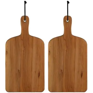 B&M Mini Acacia Wood Serve Boards 2pk - Image 4