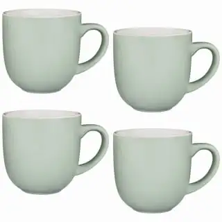 Simply Everyday Gloss Mugs 4pk - Sage