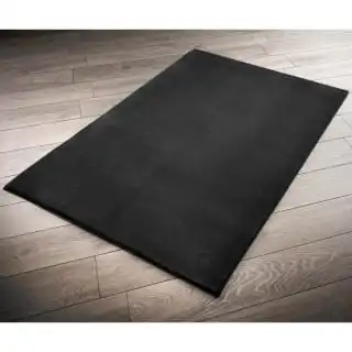 B&M Micro Plush Rug 110 X 160cm - Black