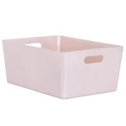 Home Essentials Soho Storage Tub 15 X 35 X 26cm - Pink