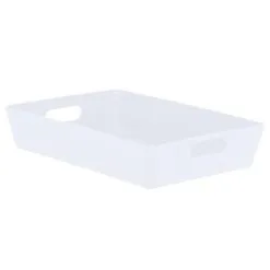 Home Essentials Soho Storage Tray 8 X 35 X 26cm - White