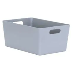 Home Essentials Soho Storage Tub 11 X 25.5 X 17cm - Grey
