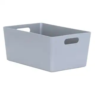 Home Essentials Soho Storage Tub 11 X 25.5 X 17cm - Grey