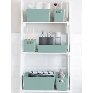 Home Essentials Soho Storage Tub 11 X 25.5 X 17cm - Sage - Image 2