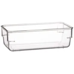 Home Essentials Clear Organiser Plastic Tray - Small