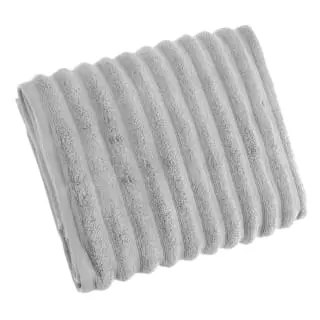 Retreat Knitted Bath Towel - Grey - Image 2