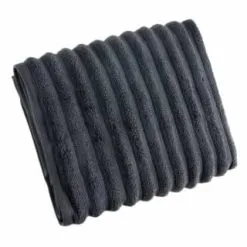 Retreat Knitted Bath Towel - Charcoal