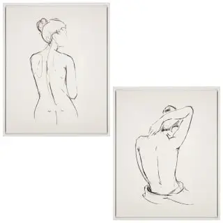 B&M Lady Figurine Canvas Print - Arm - Image 2