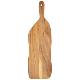 B&M Acacia Misshapen Long Serve Board