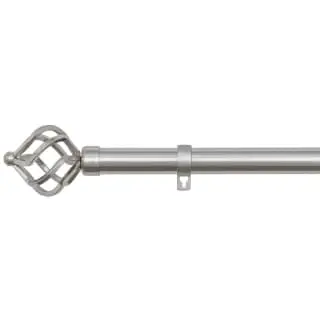 B&M Steel Mace Cage Curtain Pole 70 - 120cm - Image 2