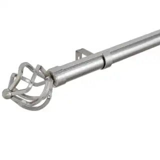 B&M Steel Mace Cage Curtain Pole 70 - 120cm