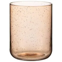B&M Amber Bubble Effect Tumbler