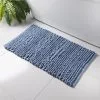 Retreat Knitted Bath Mat 50 X 80cm - Blue