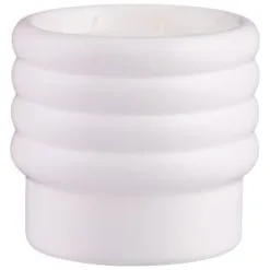 B&M Ceramic Ribbed Vase - Neutral